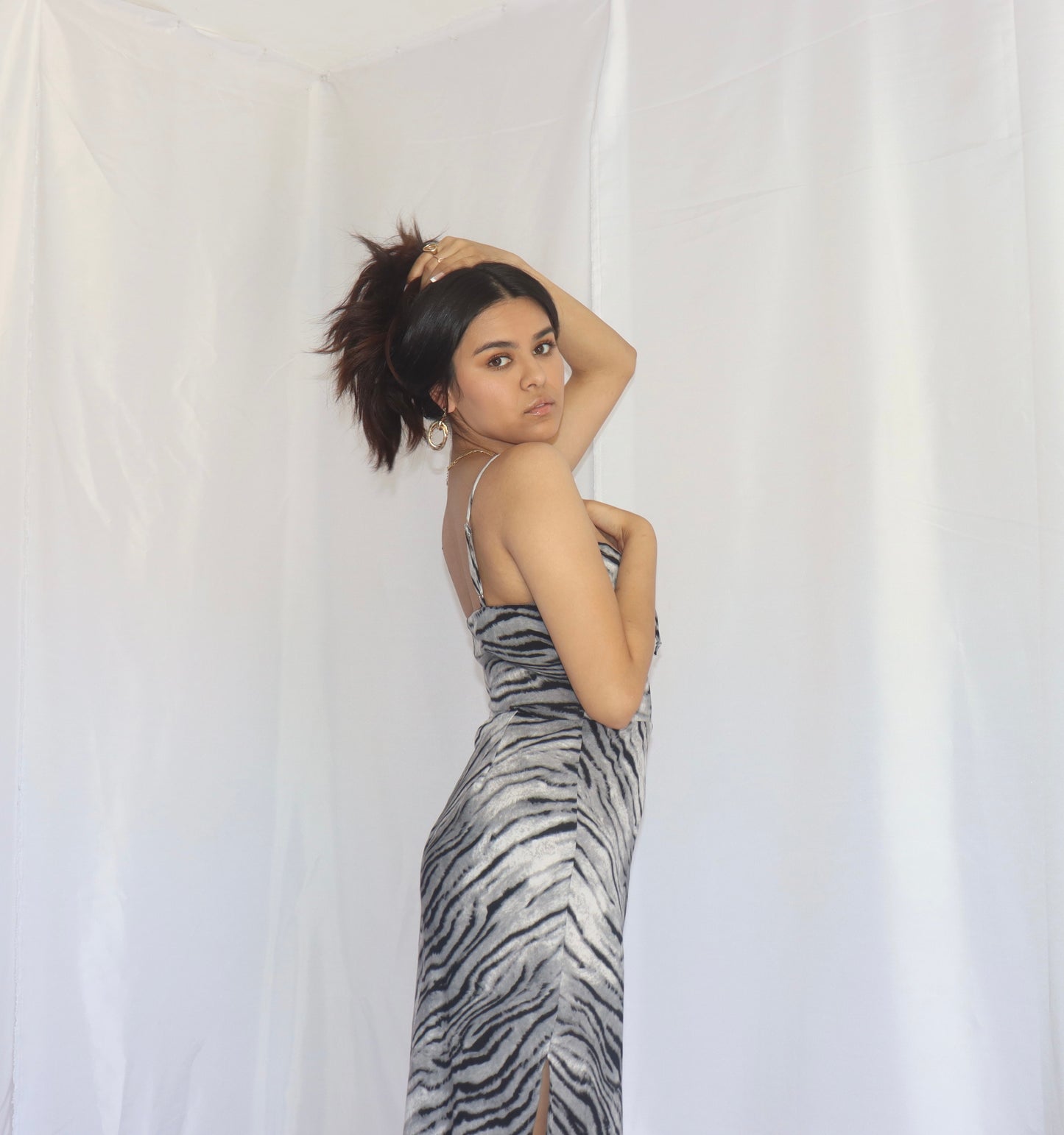 Rima Tiger Midi Dress