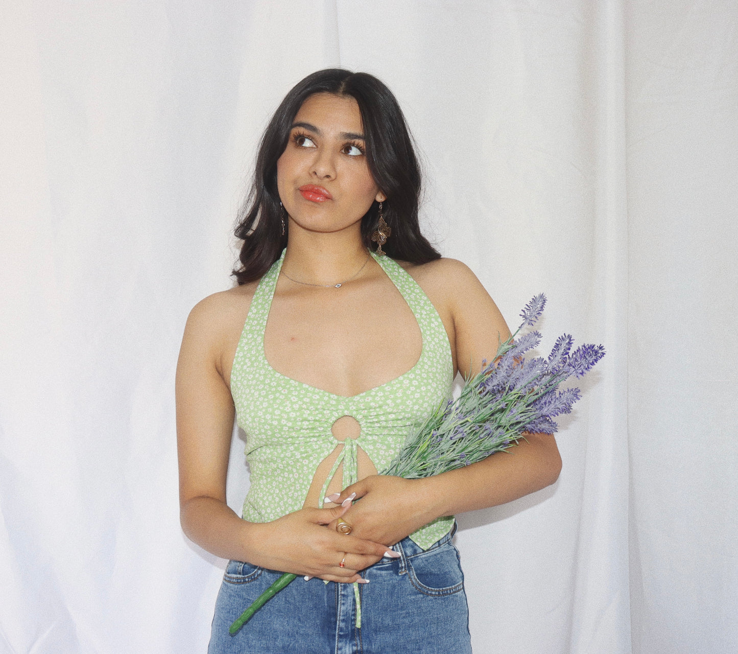 Lime Green Halter Top