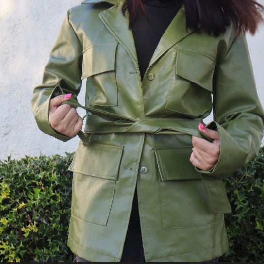 Avocado Green Jacket – DESALINAS BOUTIQUE