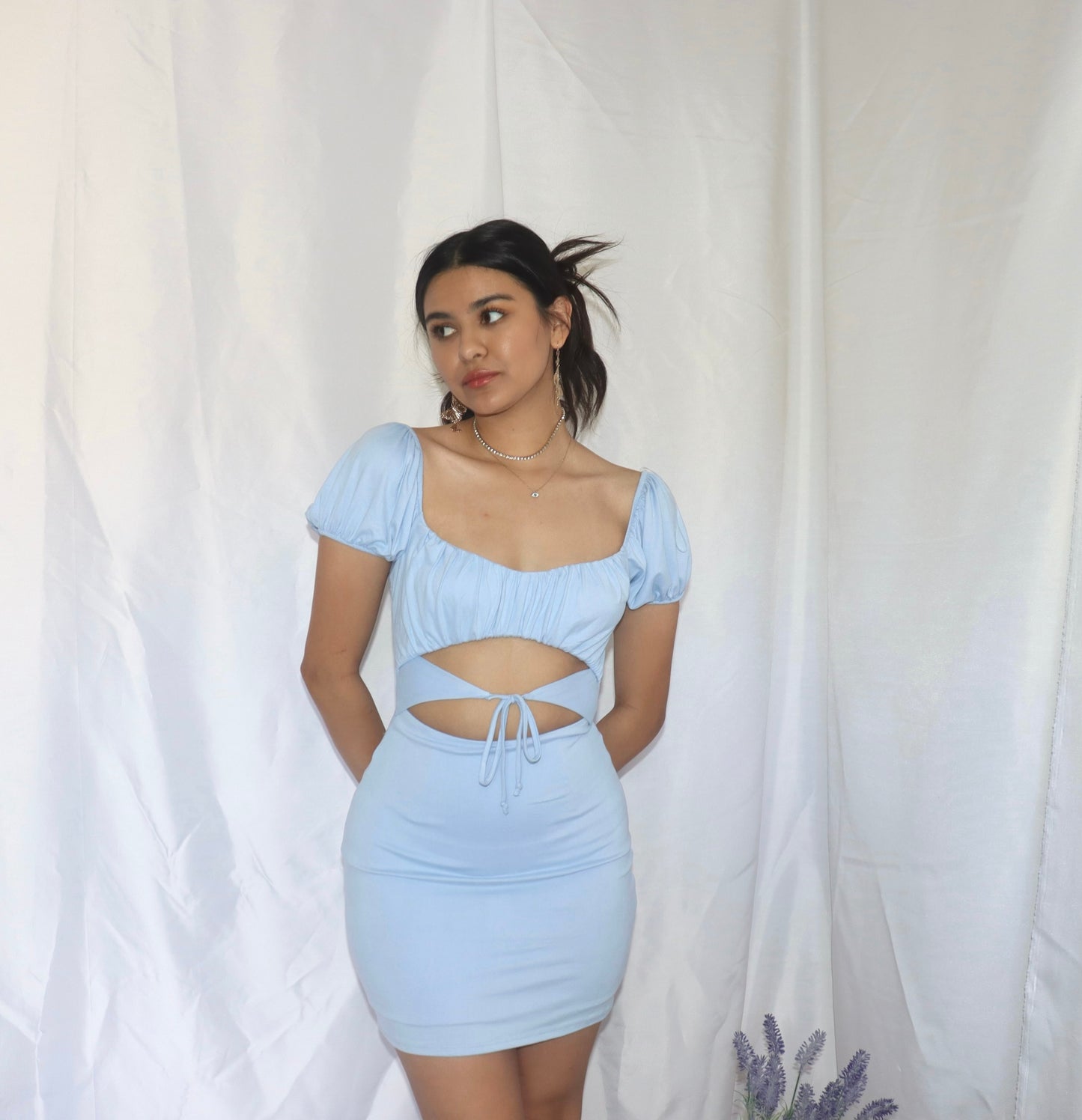 Baby Blue Sky Mini Dress